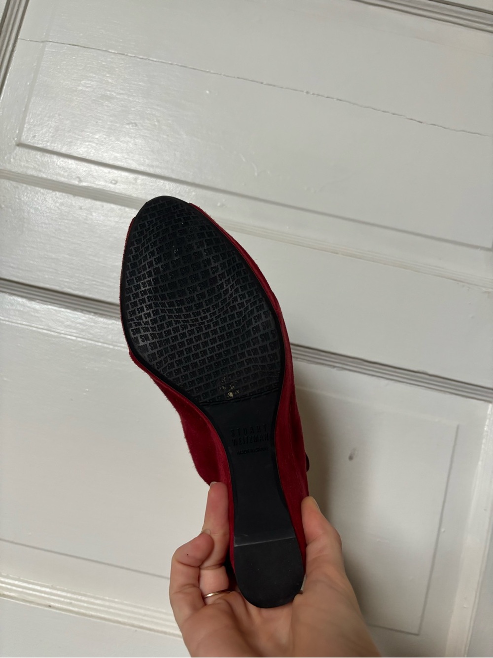 Suede Platform Wedge Heels - Picture 7 of 12